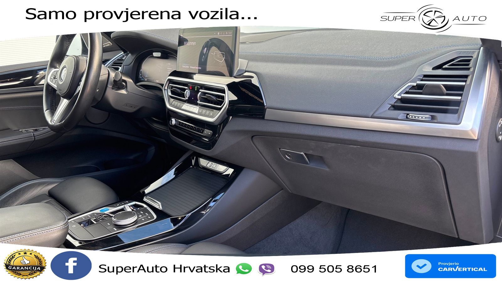 BMW iX3 80 kWh (286 KS) M Sport LED+GR SJED+ACC