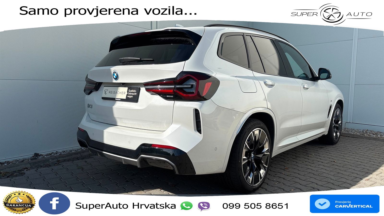BMW iX3 80 kWh (286 KS) M Sport LED+GR SJED+ACC