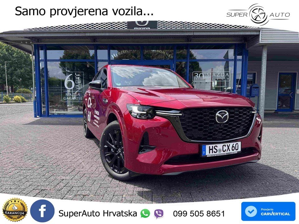 Mazda CX-60 3.3 e-Skyactiv D (254 KS) AWD Automatic MATRIX+GR SJED+KAM