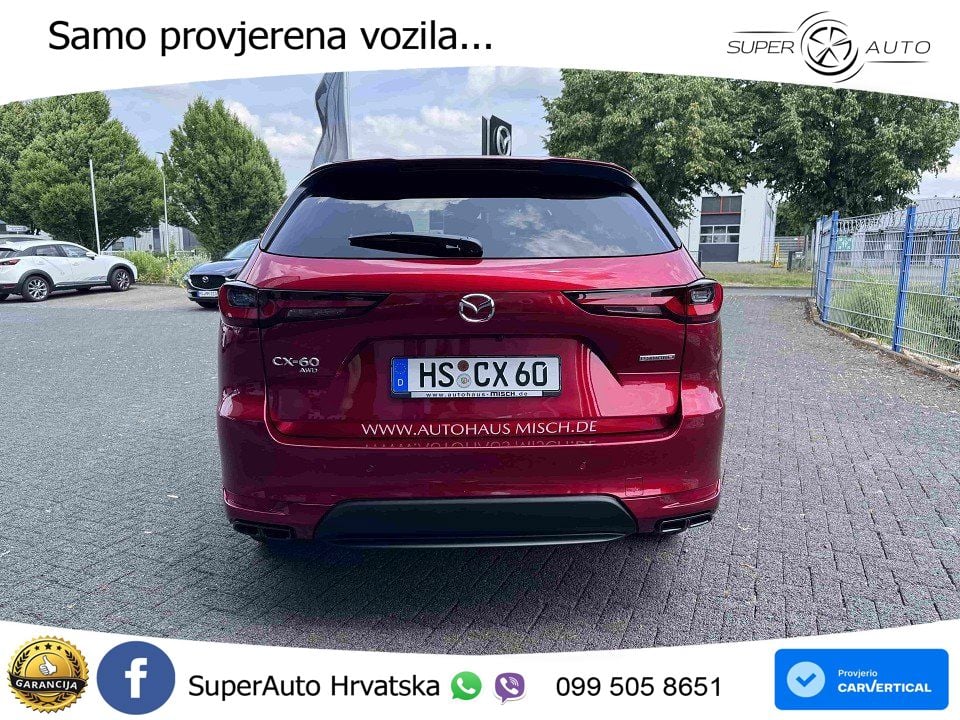 Mazda CX-60 3.3 e-Skyactiv D (254 KS) AWD Automatic MATRIX+GR SJED+KAM