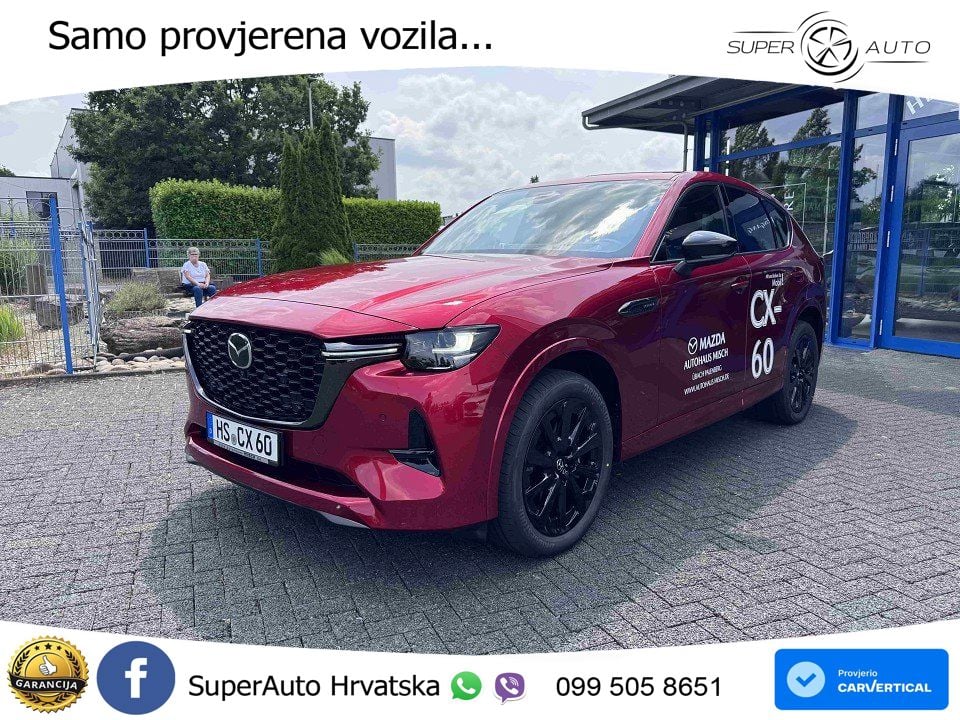Mazda CX-60 3.3 e-Skyactiv D (254 KS) AWD Automatic MATRIX+GR SJED+KAM