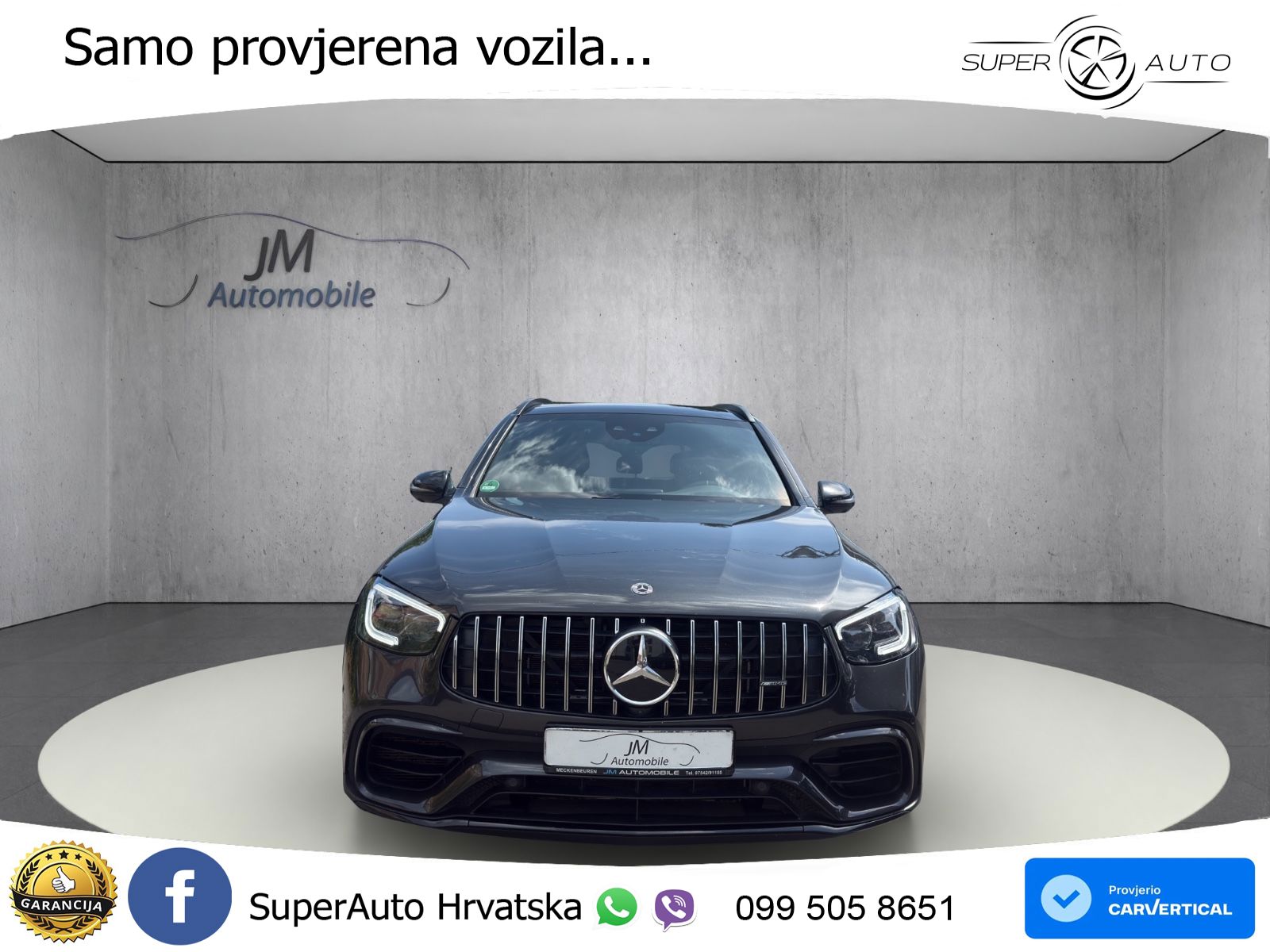 Mercedes AMG GLC 63 S V8 (510 KS) 4MATIC+ MCT ACC+HEAD+4xGR SJED+360+PANO