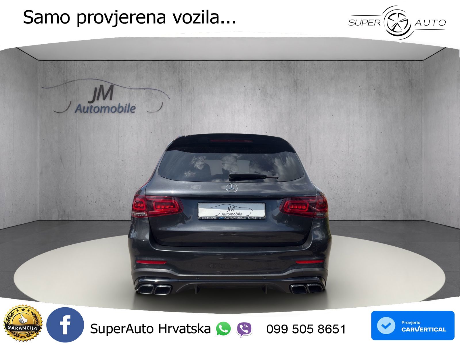 Mercedes AMG GLC 63 S V8 (510 KS) 4MATIC+ MCT ACC+HEAD+4xGR SJED+360+PANO