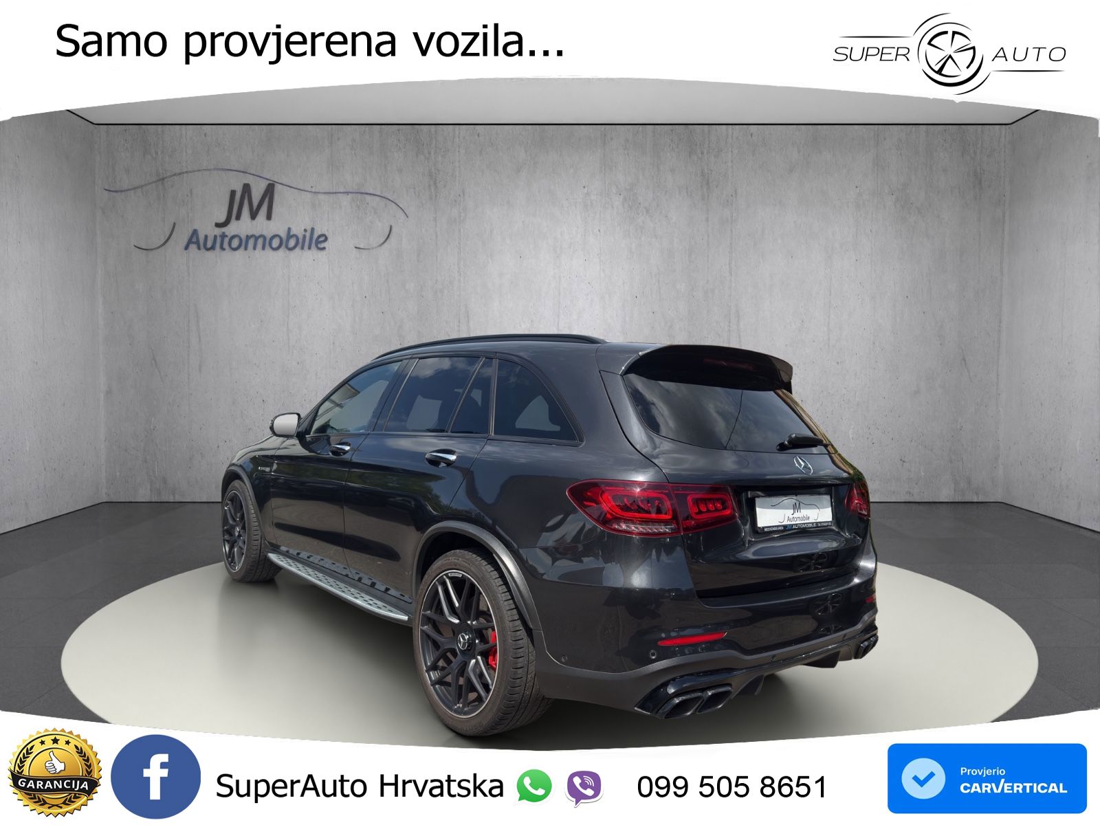 Mercedes AMG GLC 63 S V8 (510 KS) 4MATIC+ MCT ACC+HEAD+4xGR SJED+360+PANO