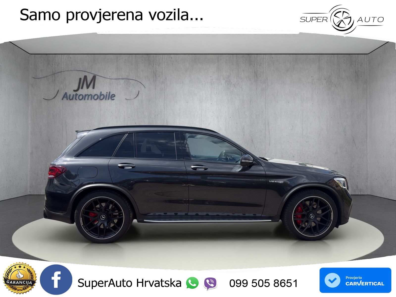 Mercedes AMG GLC 63 S V8 (510 KS) 4MATIC+ MCT ACC+HEAD+4xGR SJED+360+PANO