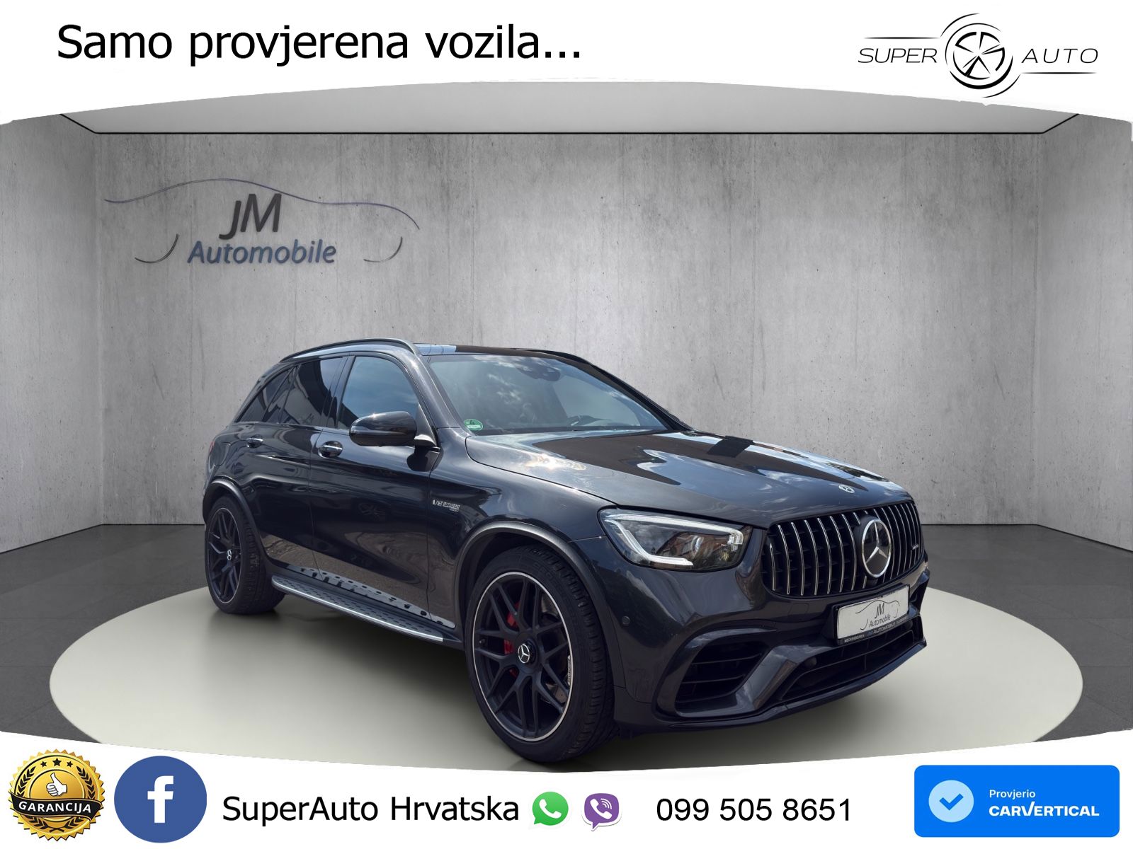 Mercedes AMG GLC 63 S V8 (510 KS) 4MATIC+ MCT ACC+HEAD+4xGR SJED+360+PANO