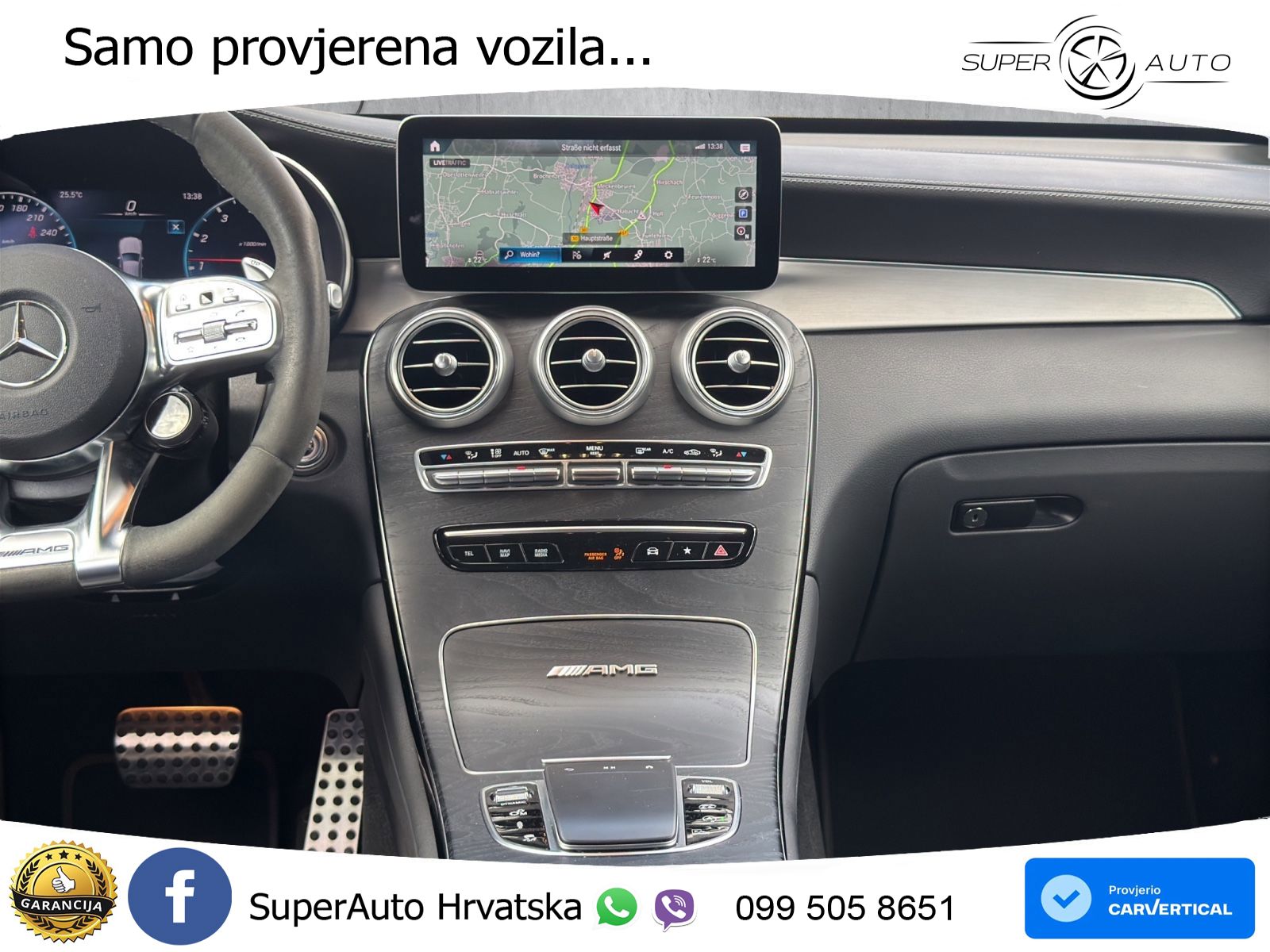 Mercedes AMG GLC 63 S V8 (510 KS) 4MATIC+ MCT ACC+HEAD+4xGR SJED+360+PANO