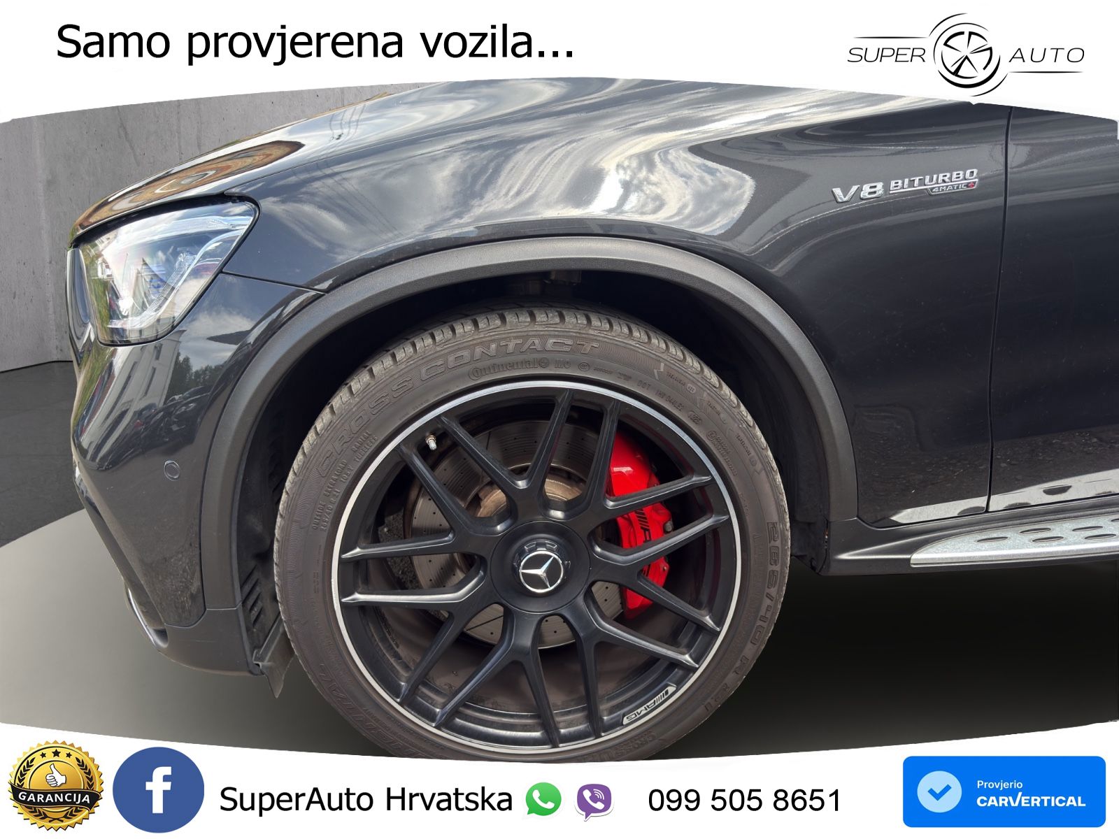 Mercedes AMG GLC 63 S V8 (510 KS) 4MATIC+ MCT ACC+HEAD+4xGR SJED+360+PANO