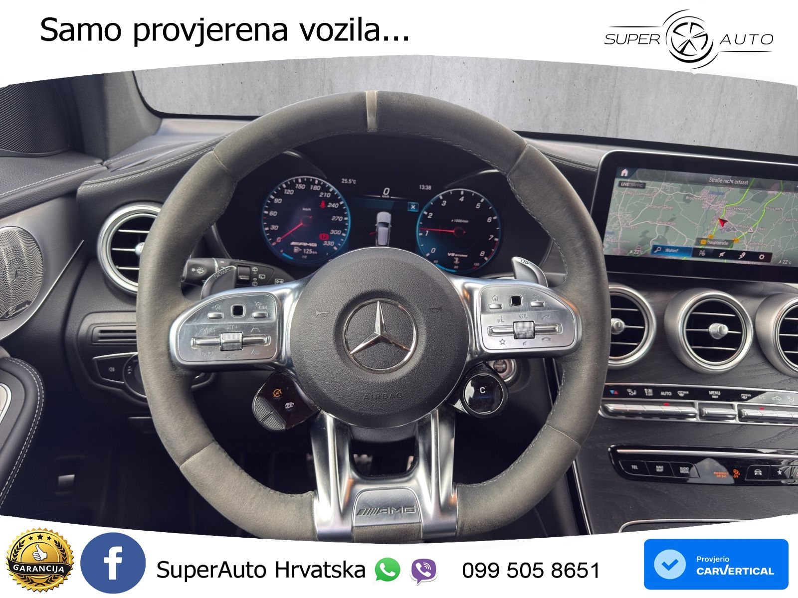 Mercedes AMG GLC 63 S V8 (510 KS) 4MATIC+ MCT ACC+HEAD+4xGR SJED+360+PANO