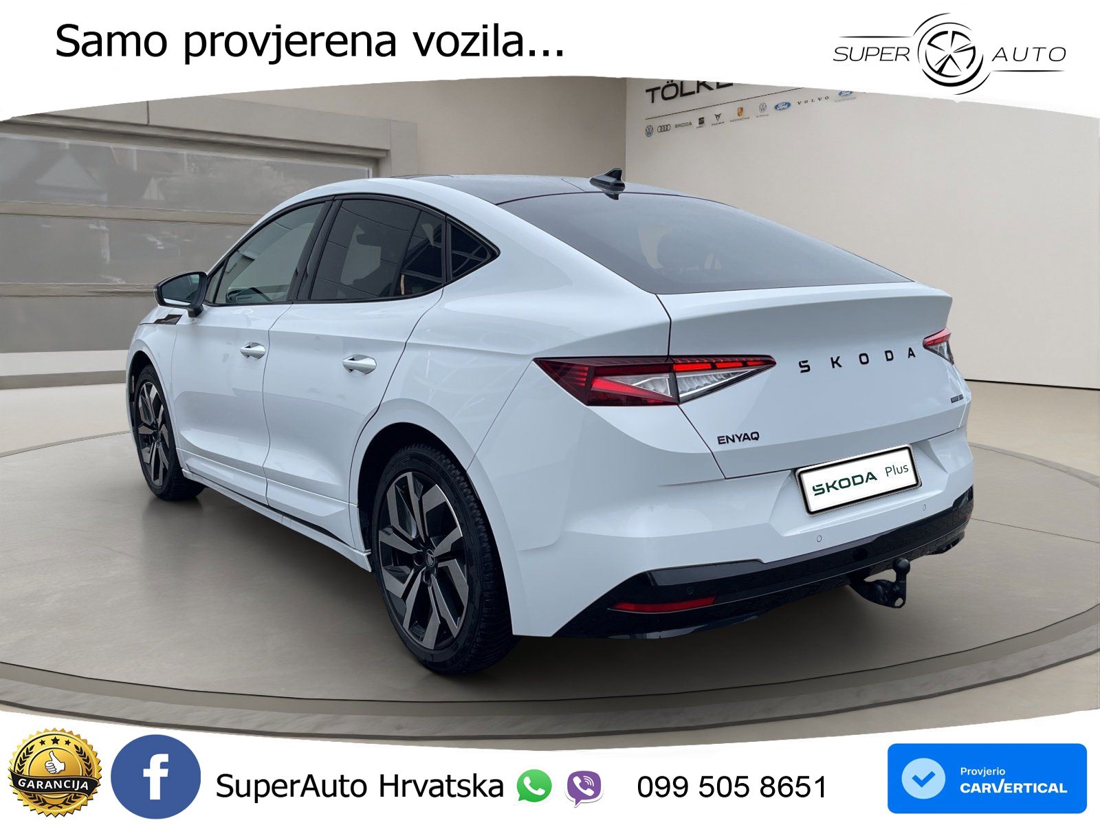Škoda Enyaq Coupe iV 85 82 kWh (286 KS) SportLine MATRIX+GR SJED+KAM