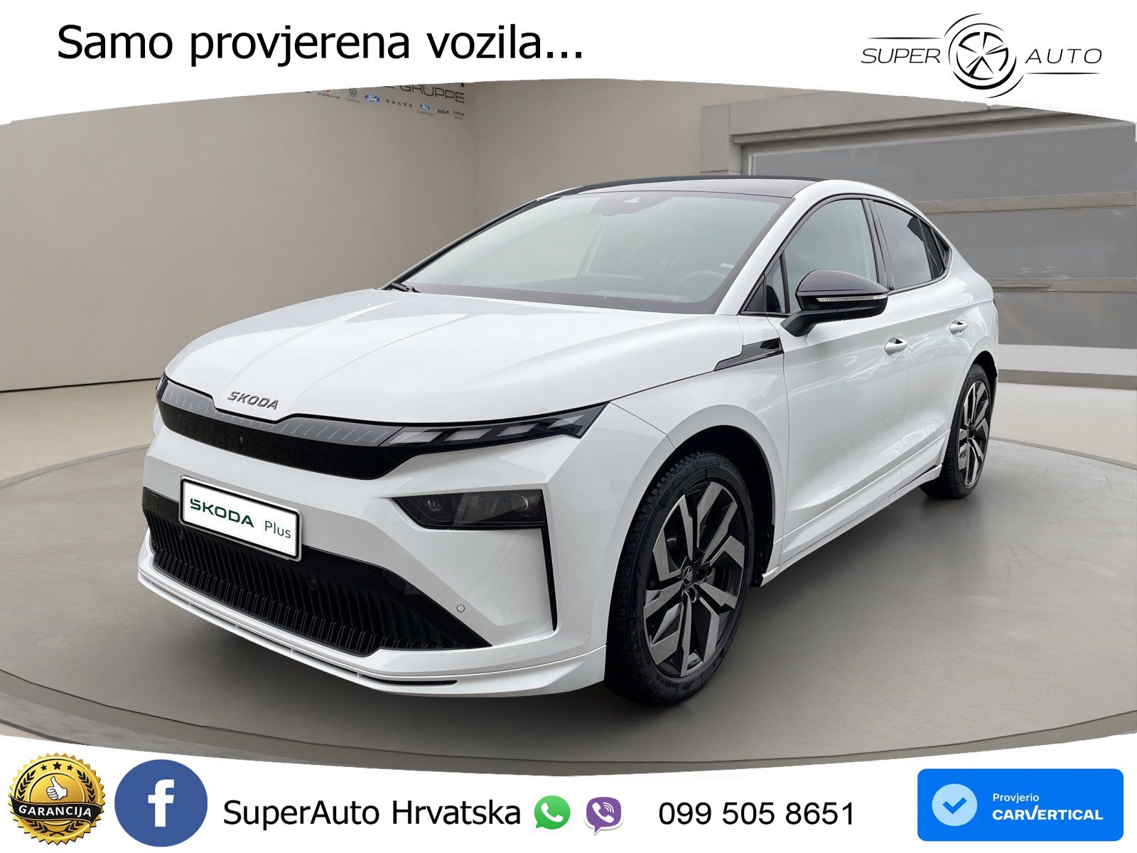 Škoda Enyaq Coupe iV 85 82 kWh (286 KS) SportLine MATRIX+GR SJED+KAM