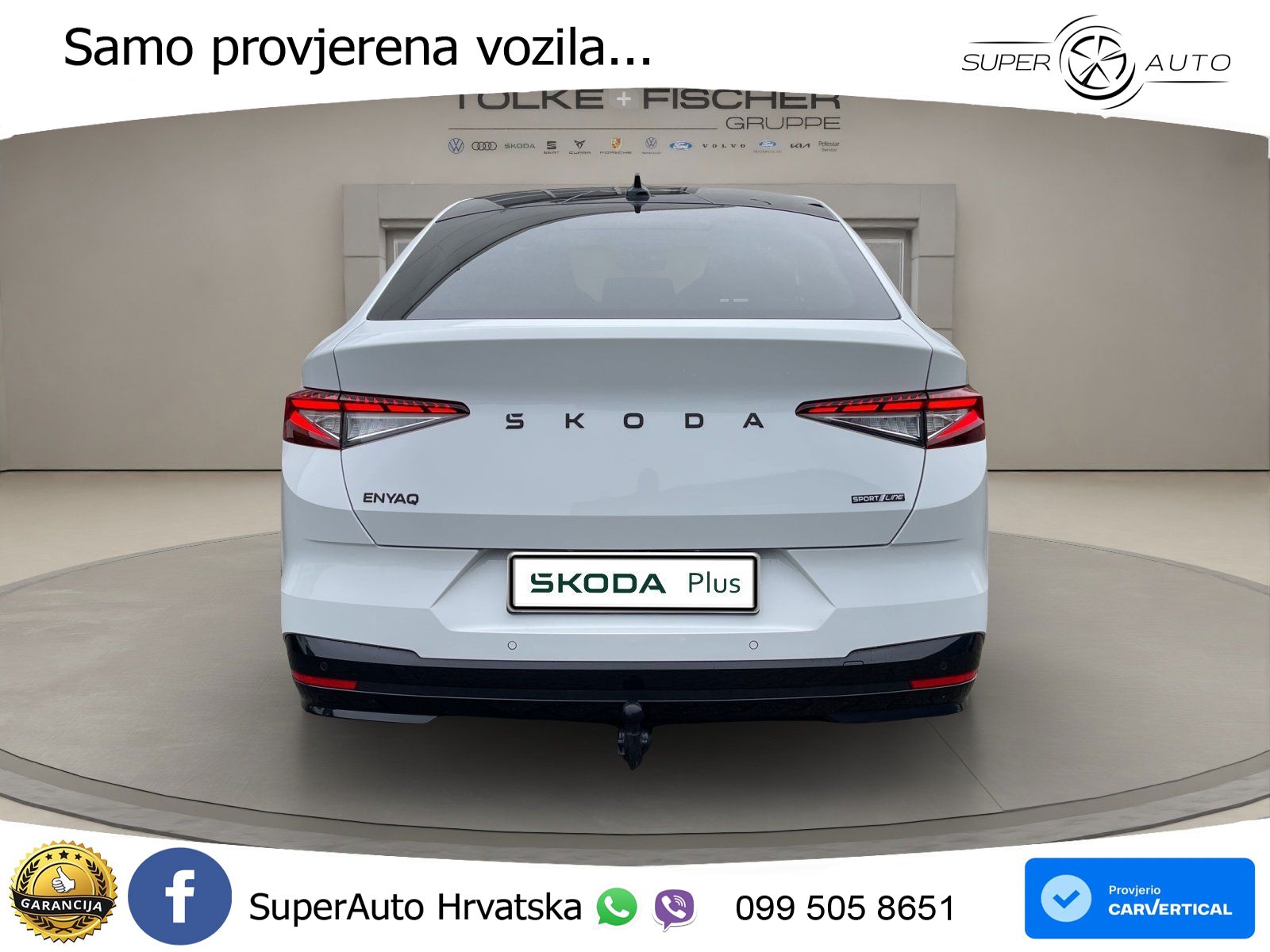 Škoda Enyaq Coupe iV 85 82 kWh (286 KS) SportLine MATRIX+GR SJED+KAM