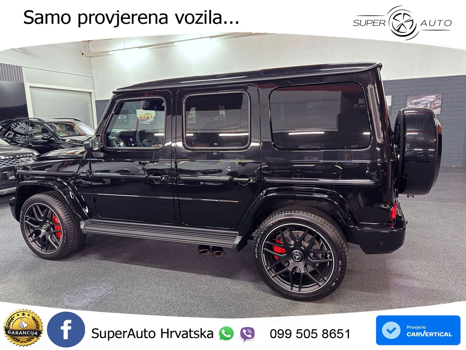 Mercedes AMG G 63 Long V8 (585 KS) 4MATIC 9G-TRONIC AMG SPEEDSHIFT TCT Manufaktur LED+GR SJED+ACC