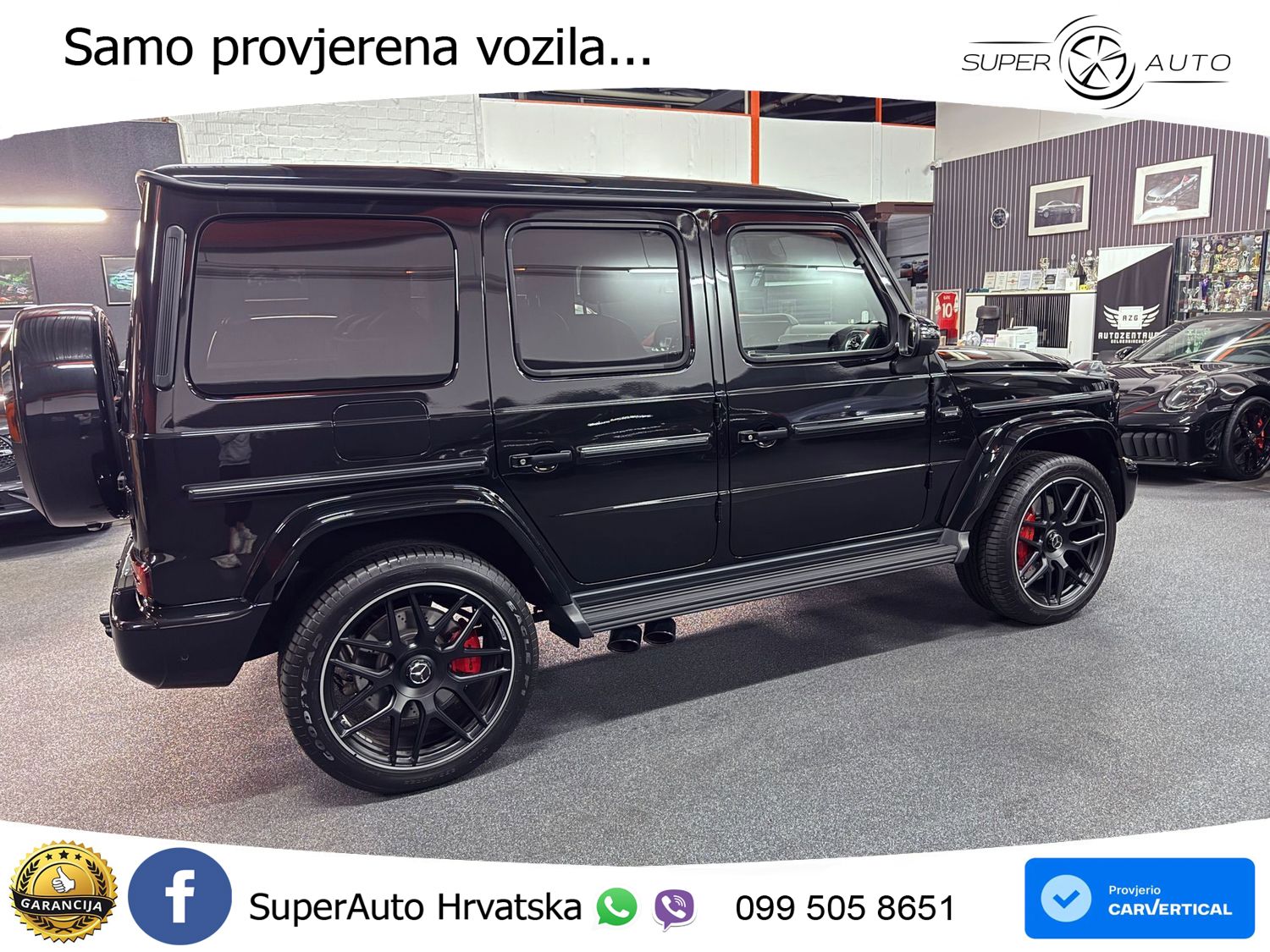 Mercedes AMG G 63 Long V8 (585 KS) 4MATIC 9G-TRONIC AMG SPEEDSHIFT TCT Manufaktur LED+GR SJED+ACC