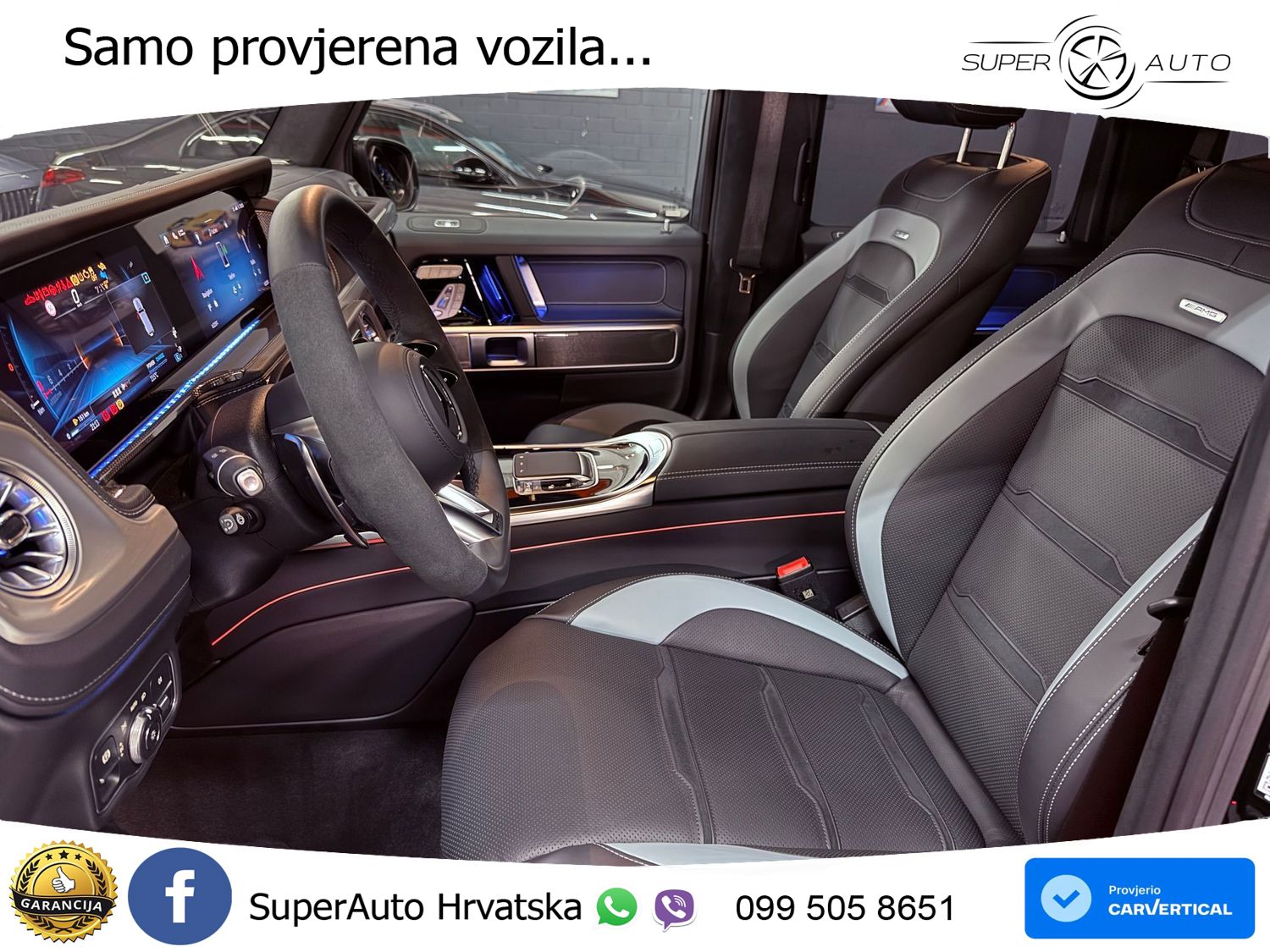 Mercedes AMG G 63 Long V8 (585 KS) 4MATIC 9G-TRONIC AMG SPEEDSHIFT TCT Manufaktur LED+GR SJED+ACC