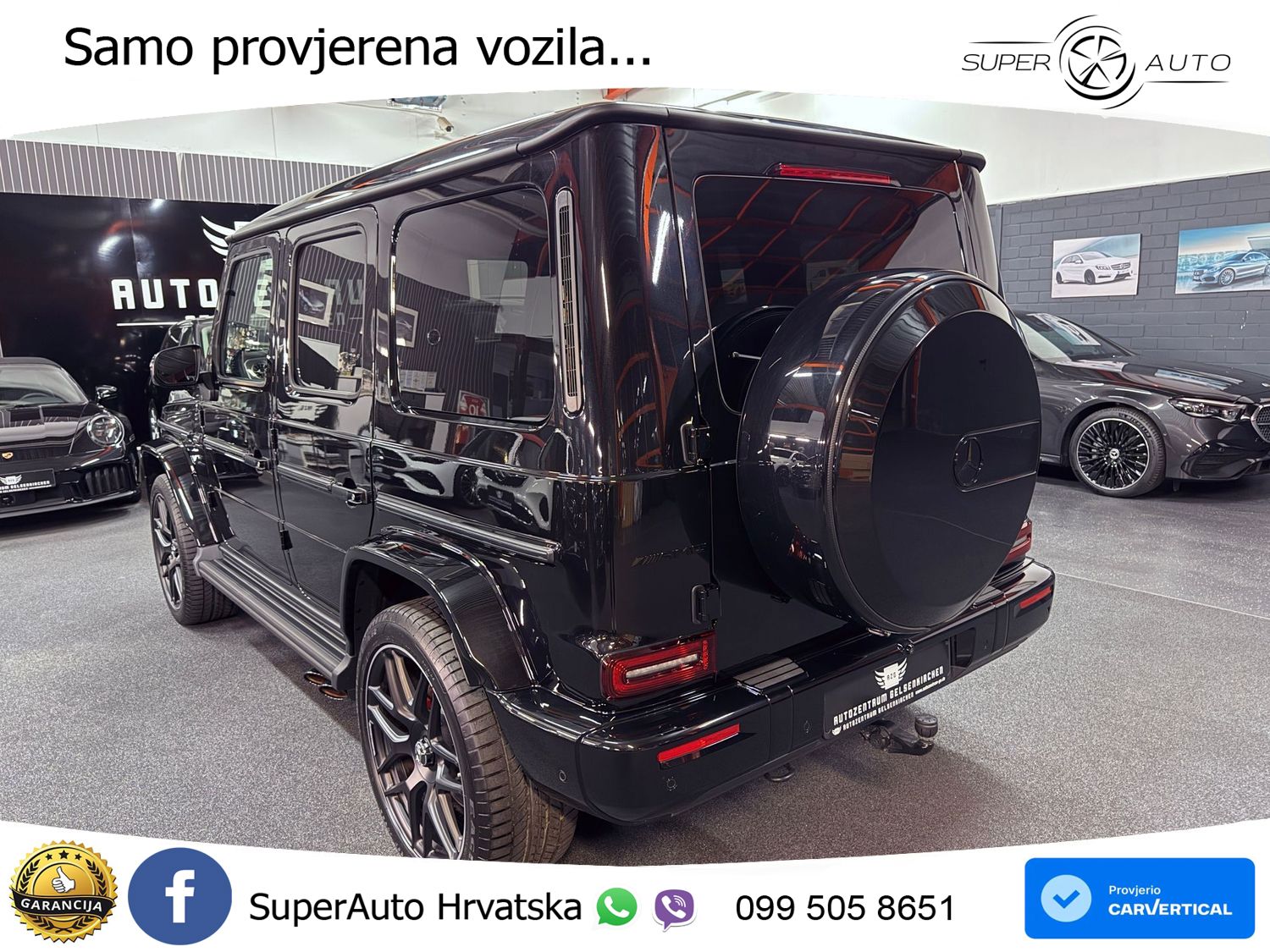 Mercedes AMG G 63 Long V8 (585 KS) 4MATIC 9G-TRONIC AMG SPEEDSHIFT TCT Manufaktur LED+GR SJED+ACC