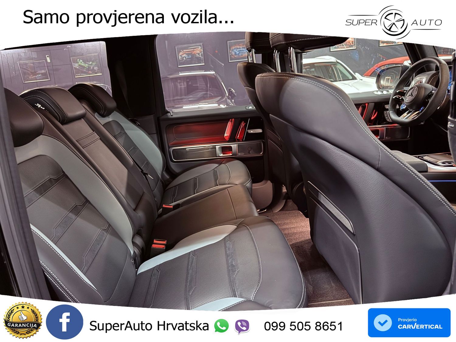 Mercedes AMG G 63 Long V8 (585 KS) 4MATIC 9G-TRONIC AMG SPEEDSHIFT TCT Manufaktur LED+GR SJED+ACC