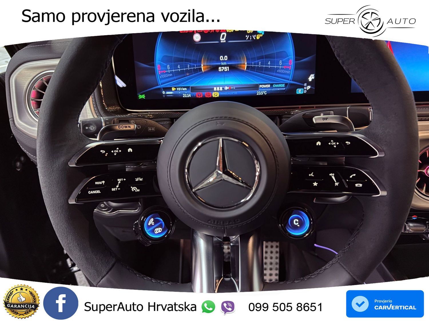 Mercedes AMG G 63 Long V8 (585 KS) 4MATIC 9G-TRONIC AMG SPEEDSHIFT TCT Manufaktur LED+GR SJED+ACC