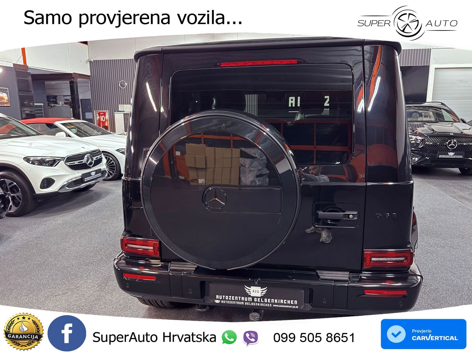 Mercedes AMG G 63 Long V8 (585 KS) 4MATIC 9G-TRONIC AMG SPEEDSHIFT TCT Manufaktur LED+GR SJED+ACC