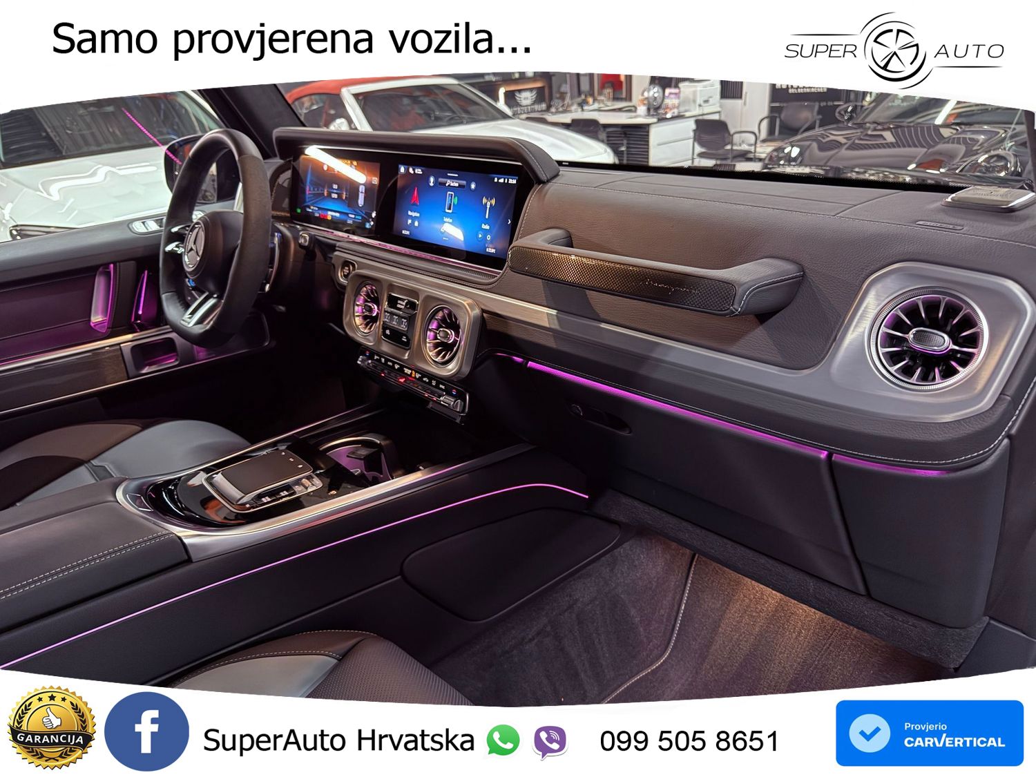 Mercedes AMG G 63 Long V8 (585 KS) 4MATIC 9G-TRONIC AMG SPEEDSHIFT TCT Manufaktur LED+GR SJED+ACC