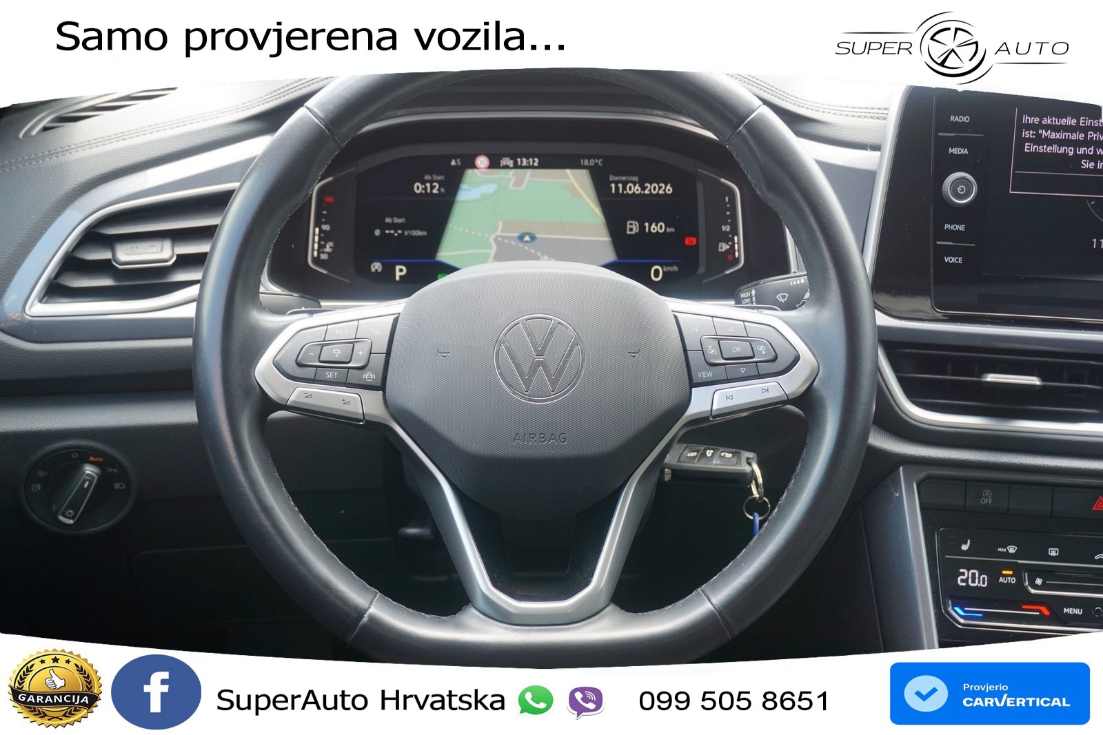Volkswagen T-Roc 1.5 TSI (150 KS) DSG LED+GR SJED+ACC