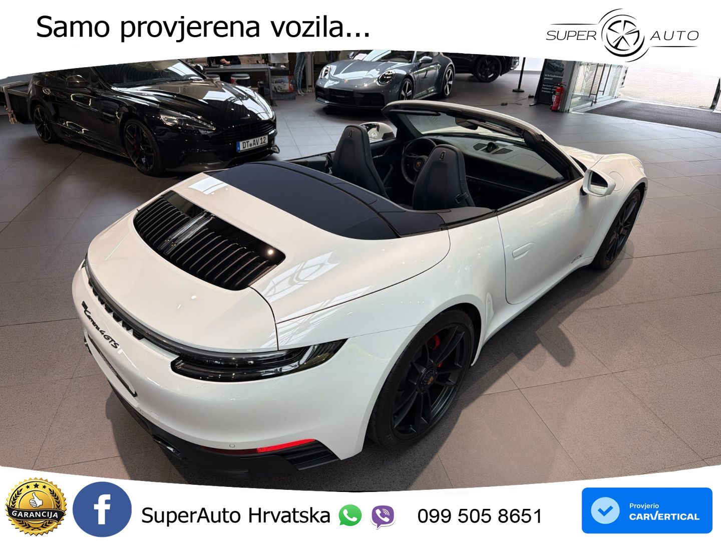 Porsche 911 Carrera 4 GTS Cabriolet 3.0 (480 KS) PDK LED+GR SJED+ACC