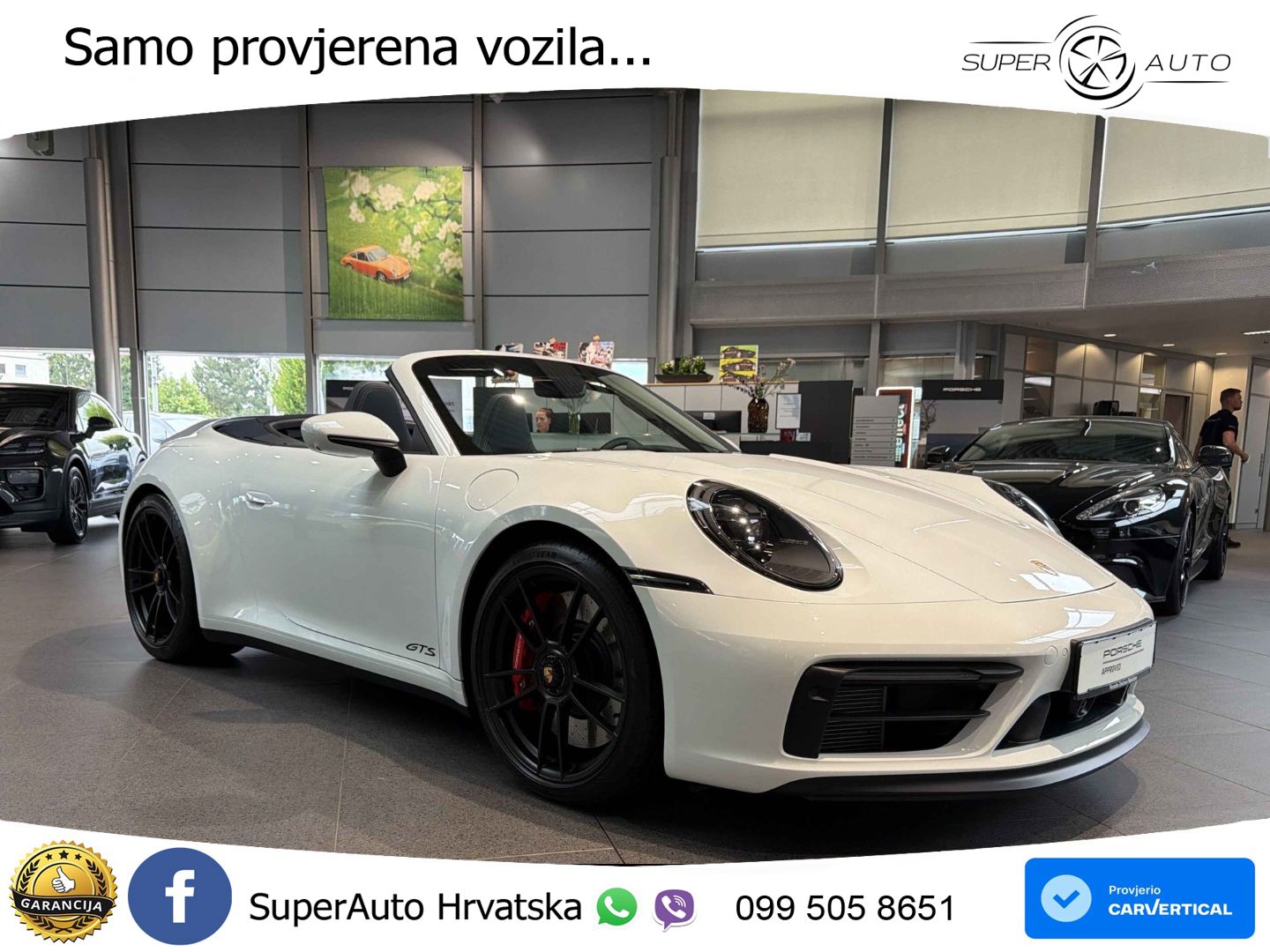 Porsche 911 Carrera 4 GTS Cabriolet 3.0 (480 KS) PDK LED+GR SJED+ACC