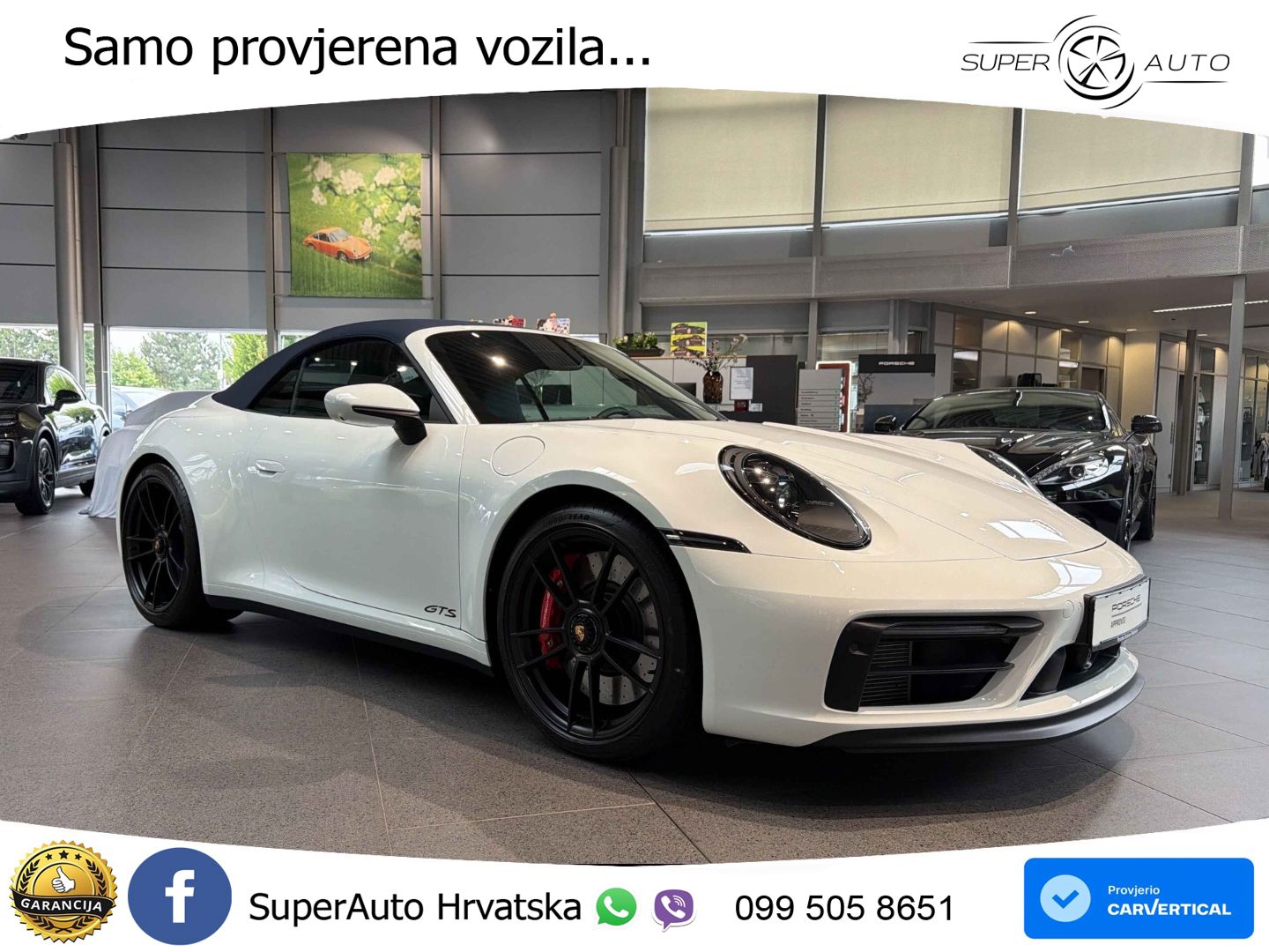 Porsche 911 Carrera 4 GTS Cabriolet 3.0 (480 KS) PDK LED+GR SJED+ACC