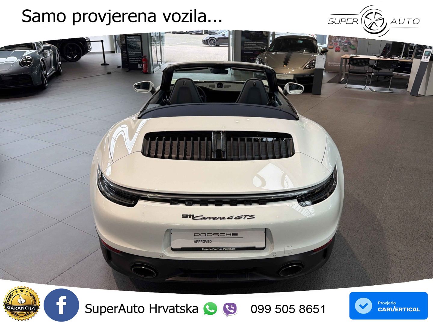 Porsche 911 Carrera 4 GTS Cabriolet 3.0 (480 KS) PDK LED+GR SJED+ACC