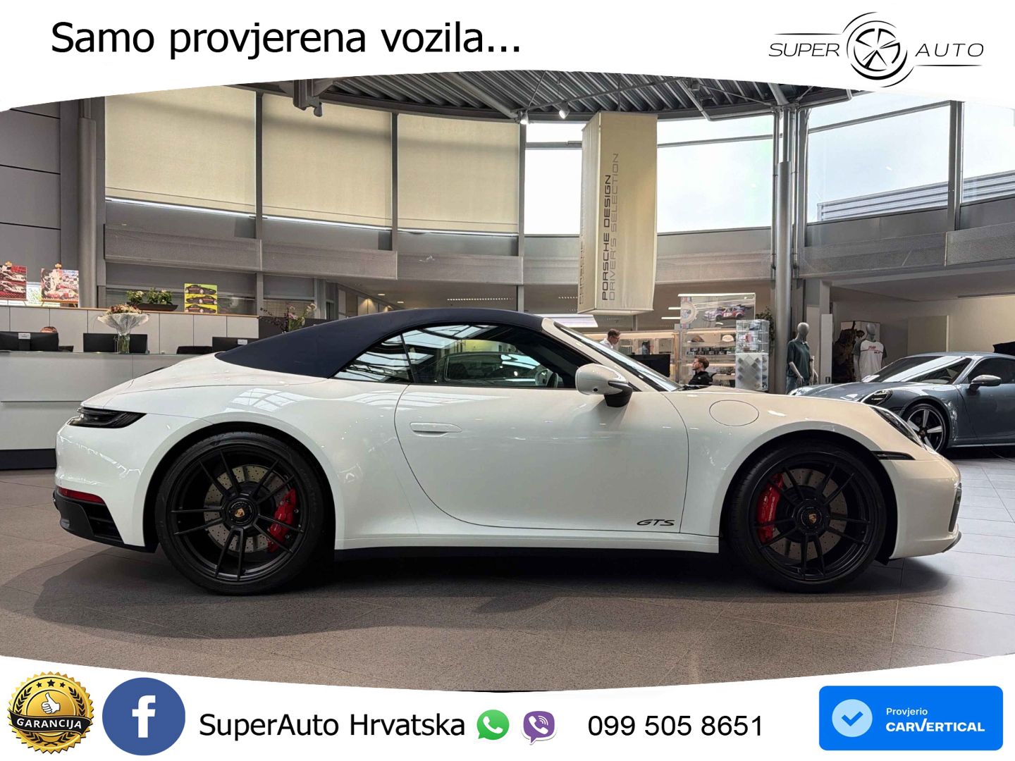 Porsche 911 Carrera 4 GTS Cabriolet 3.0 (480 KS) PDK LED+GR SJED+ACC