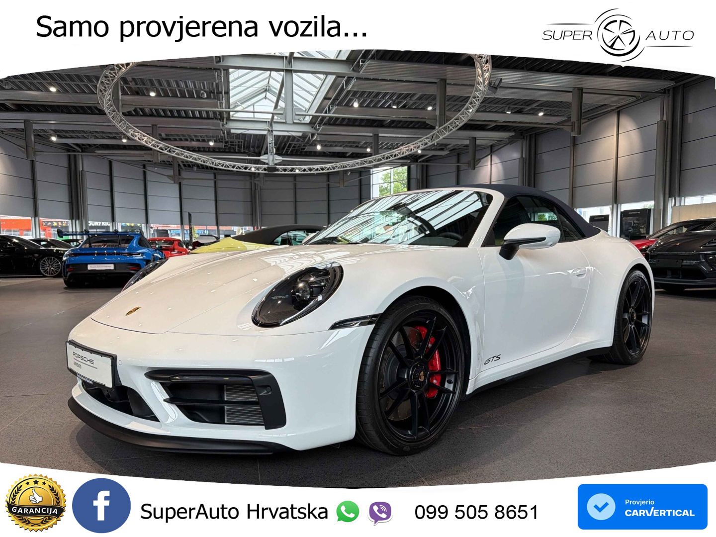 Porsche 911 Carrera 4 GTS Cabriolet 3.0 (480 KS) PDK LED+GR SJED+ACC