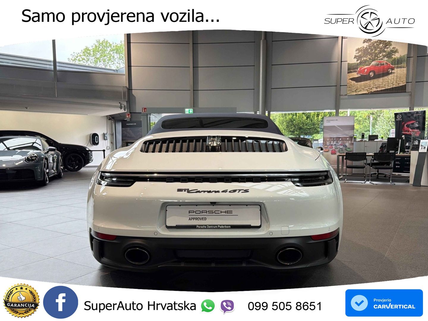 Porsche 911 Carrera 4 GTS Cabriolet 3.0 (480 KS) PDK LED+GR SJED+ACC