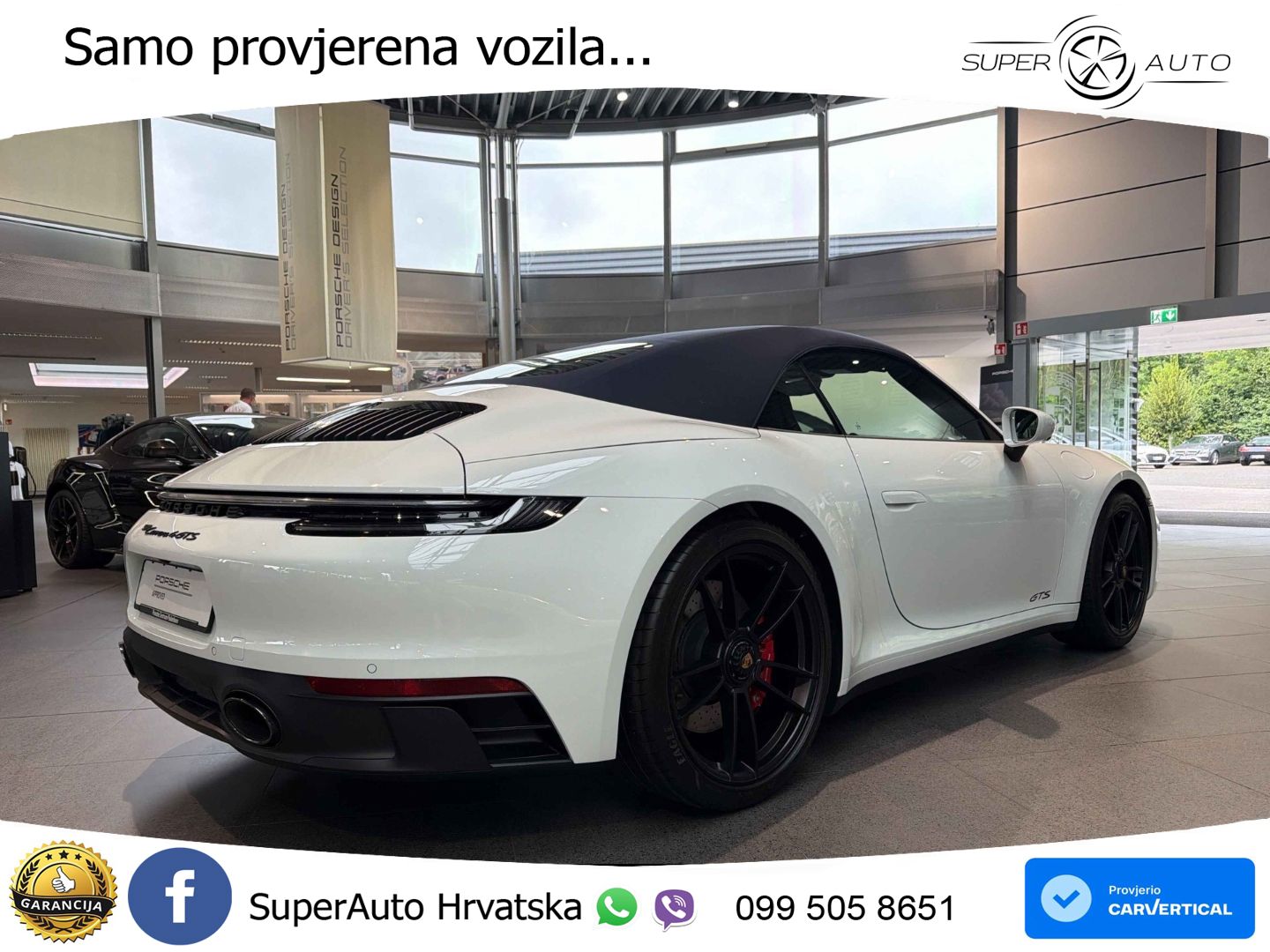 Porsche 911 Carrera 4 GTS Cabriolet 3.0 (480 KS) PDK LED+GR SJED+ACC