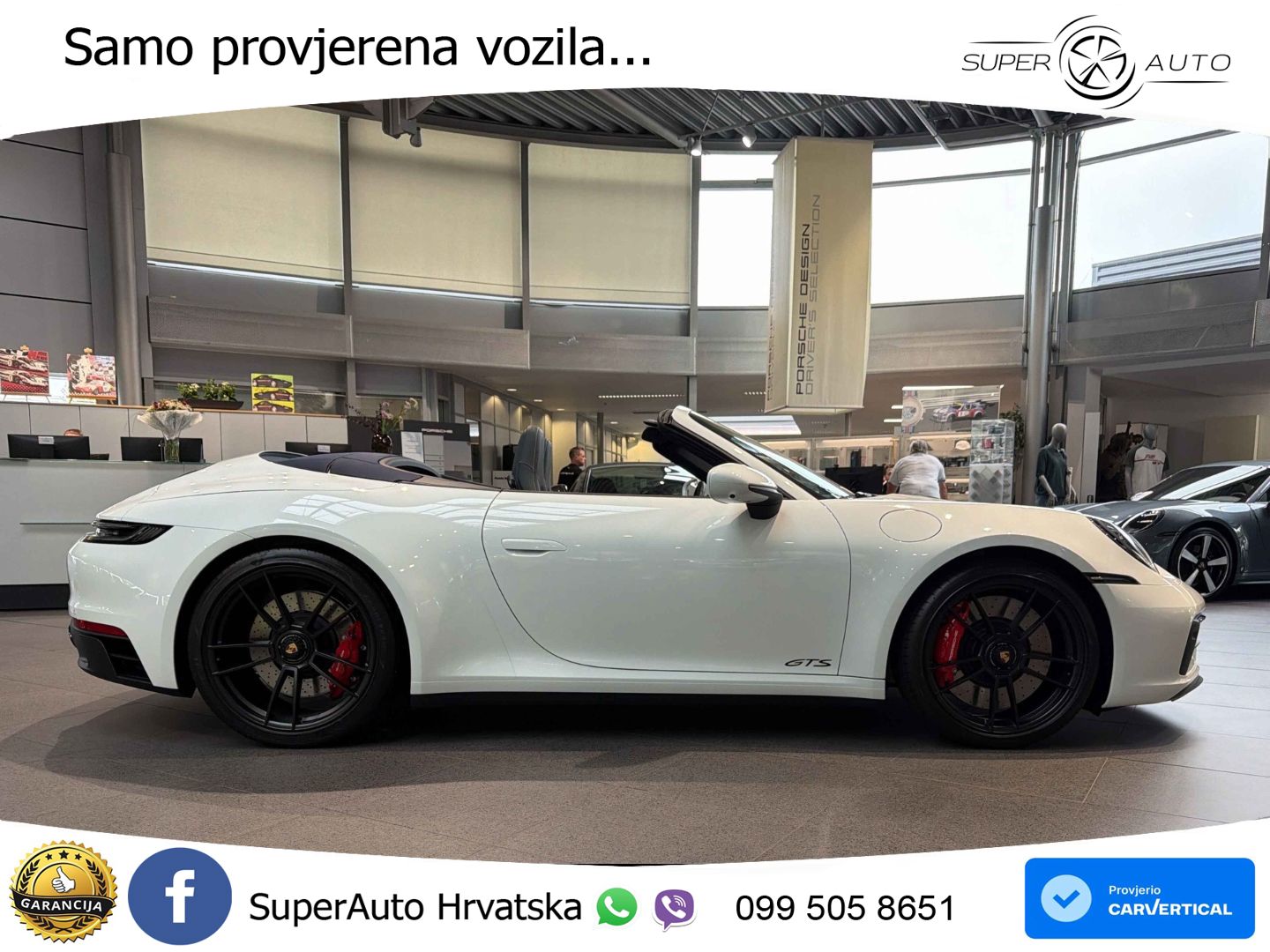 Porsche 911 Carrera 4 GTS Cabriolet 3.0 (480 KS) PDK LED+GR SJED+ACC