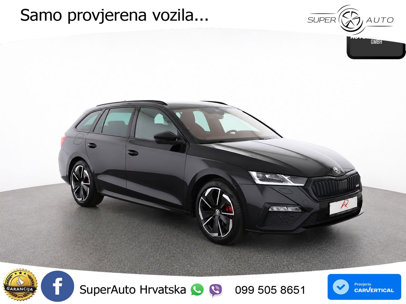 Škoda Octavia Combi RS 2.0 TDI (200 KS) DSG LED+GR SJED+ACC