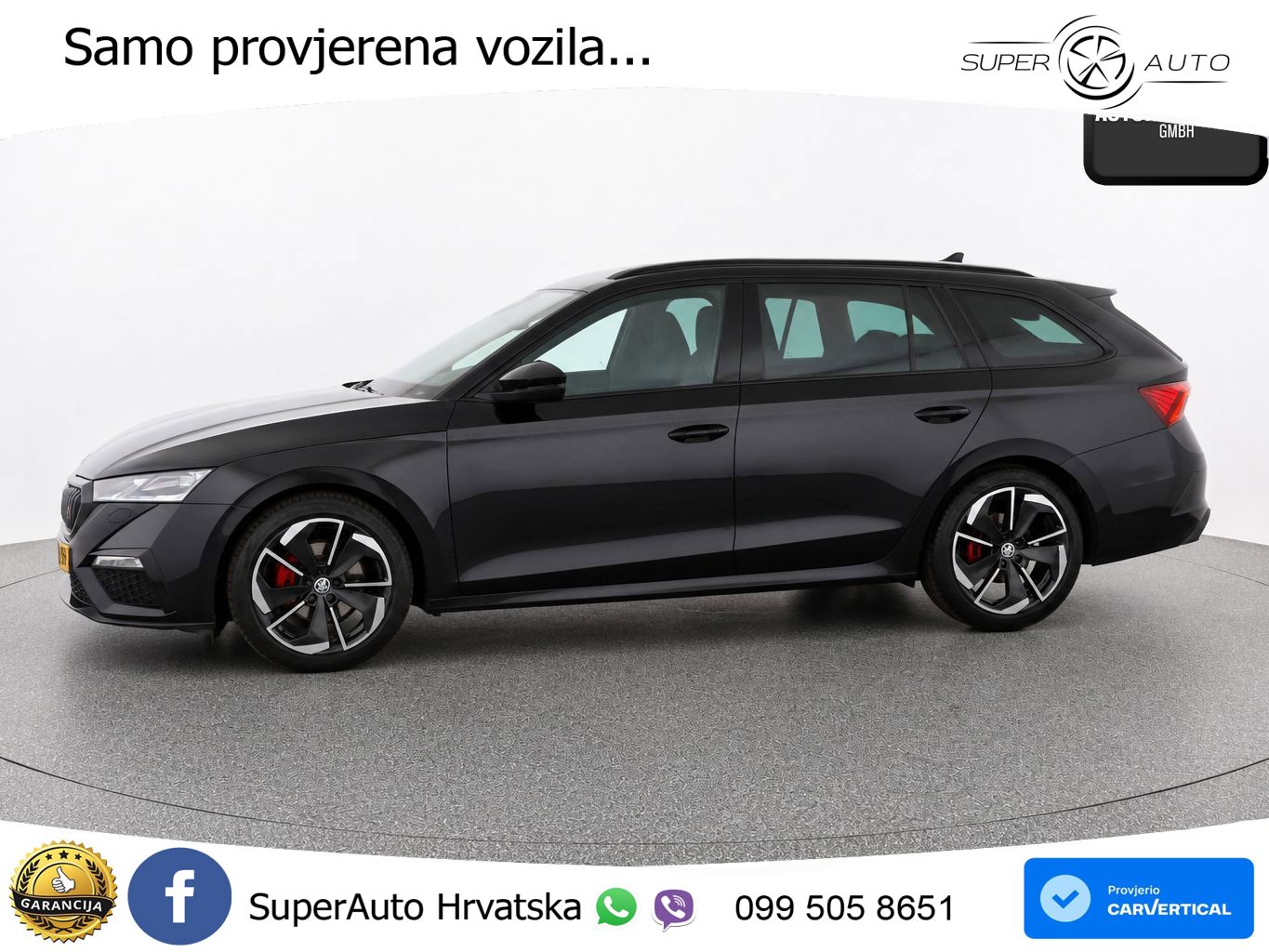 Škoda Octavia Combi RS 2.0 TDI (200 KS) DSG LED+GR SJED+ACC