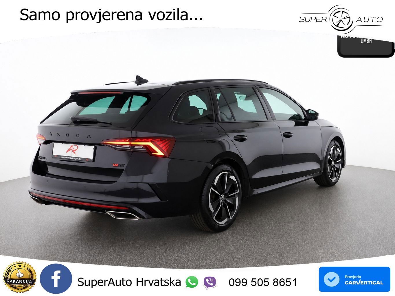 Škoda Octavia Combi RS 2.0 TDI (200 KS) DSG LED+GR SJED+ACC