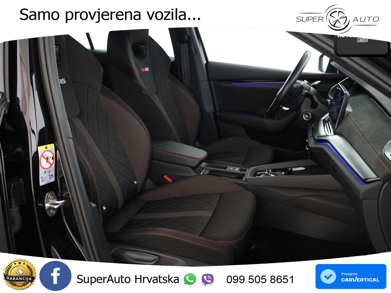 Škoda Octavia Combi RS 2.0 TDI (200 KS) DSG LED+GR SJED+ACC