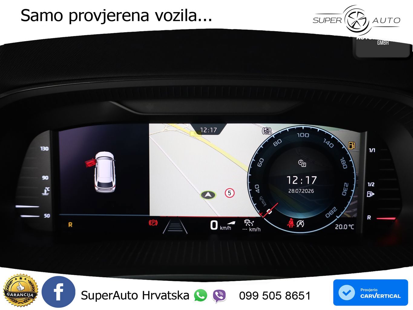 Škoda Octavia Combi RS 2.0 TDI (200 KS) DSG LED+GR SJED+ACC