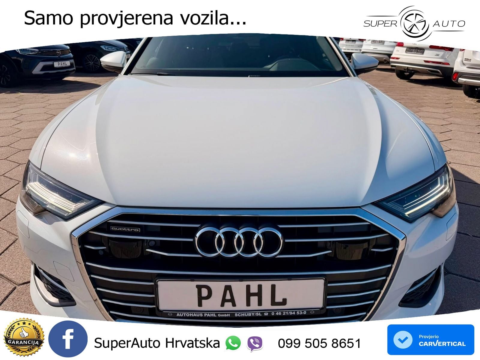 Audi A6 50 TDI V6 (286 KS) quattro tiptronic S line MATRIX+GR SJED+KAM
