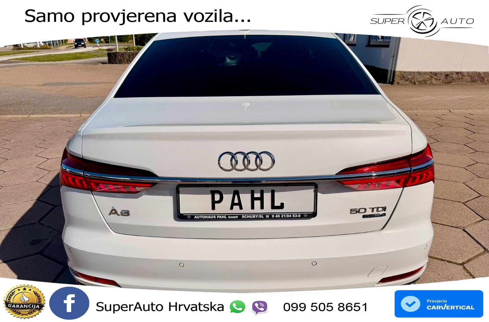 Audi A6 50 TDI V6 (286 KS) quattro tiptronic S line MATRIX+GR SJED+KAM