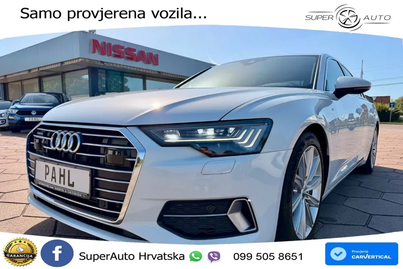 Audi A6 50 TDI V6 (286 KS) quattro tiptronic S line MATRIX+GR SJED+KAM