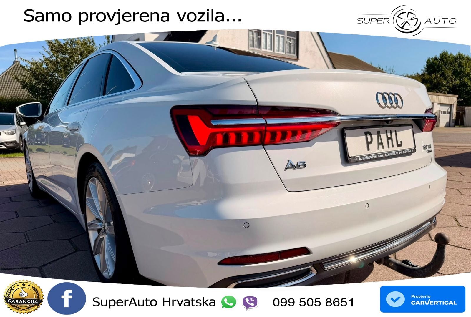 Audi A6 50 TDI V6 (286 KS) quattro tiptronic S line MATRIX+GR SJED+KAM