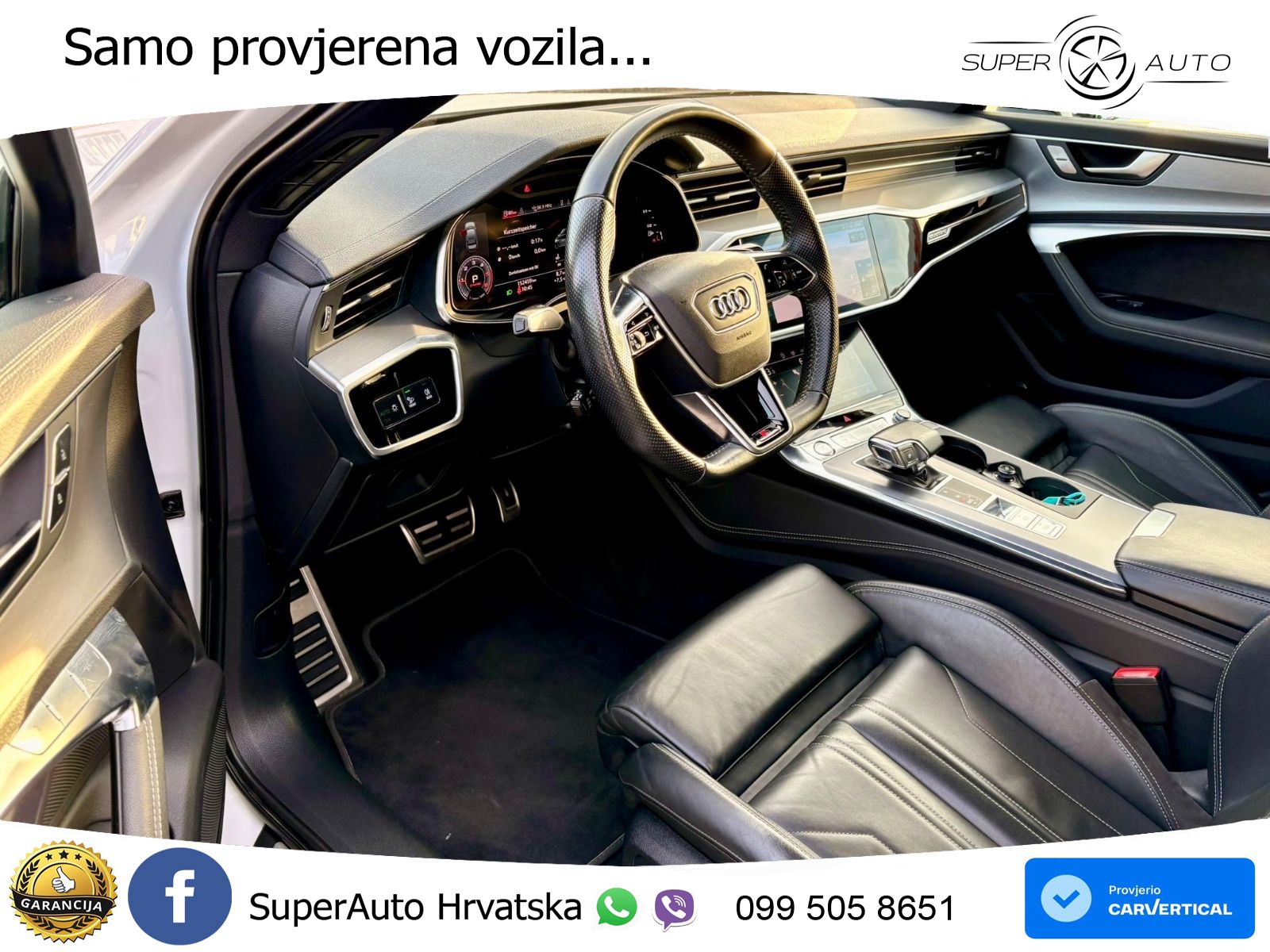 Audi A6 50 TDI V6 (286 KS) quattro tiptronic S line MATRIX+GR SJED+KAM