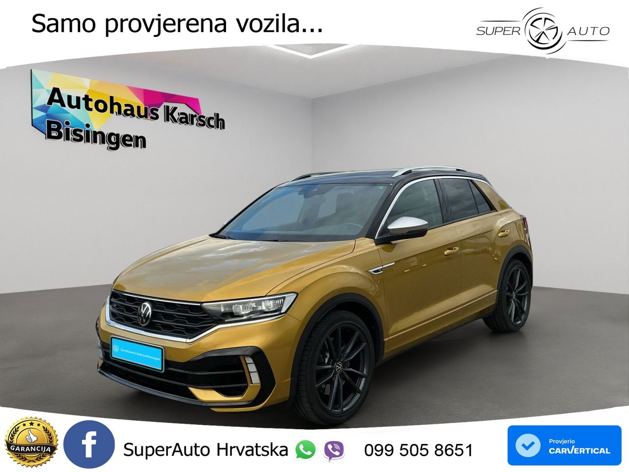 Volkswagen T-Roc I R 2.0 TSI (300 KS) OPF 4M DSG LED+GR SJED+ACC