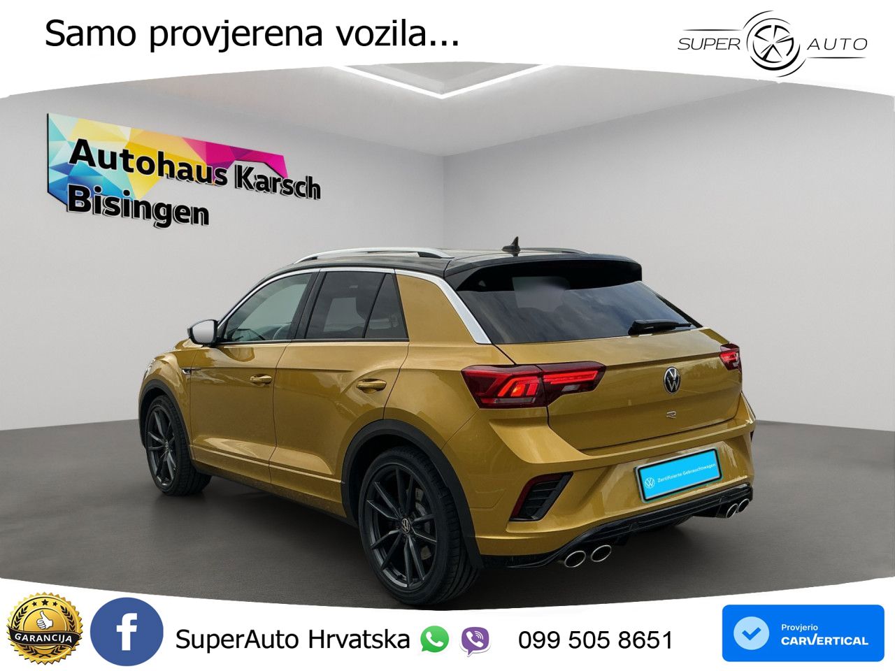 Volkswagen T-Roc I R 2.0 TSI (300 KS) OPF 4M DSG LED+GR SJED+ACC