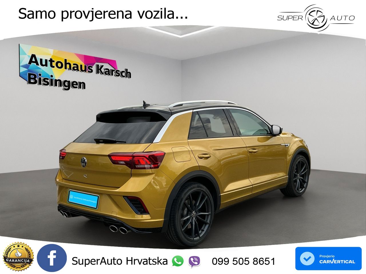 Volkswagen T-Roc I R 2.0 TSI (300 KS) OPF 4M DSG LED+GR SJED+ACC