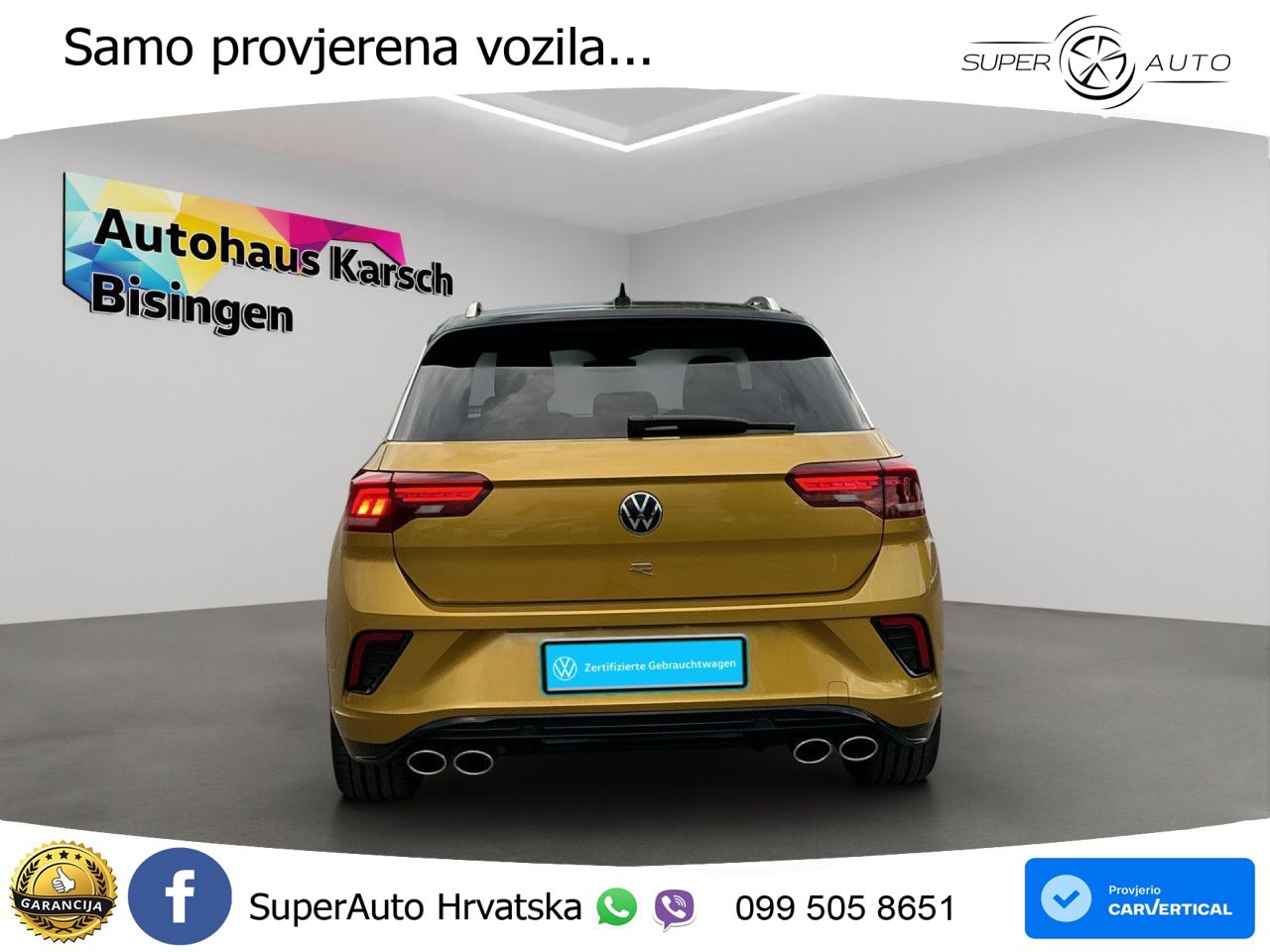 Volkswagen T-Roc I R 2.0 TSI (300 KS) OPF 4M DSG LED+GR SJED+ACC