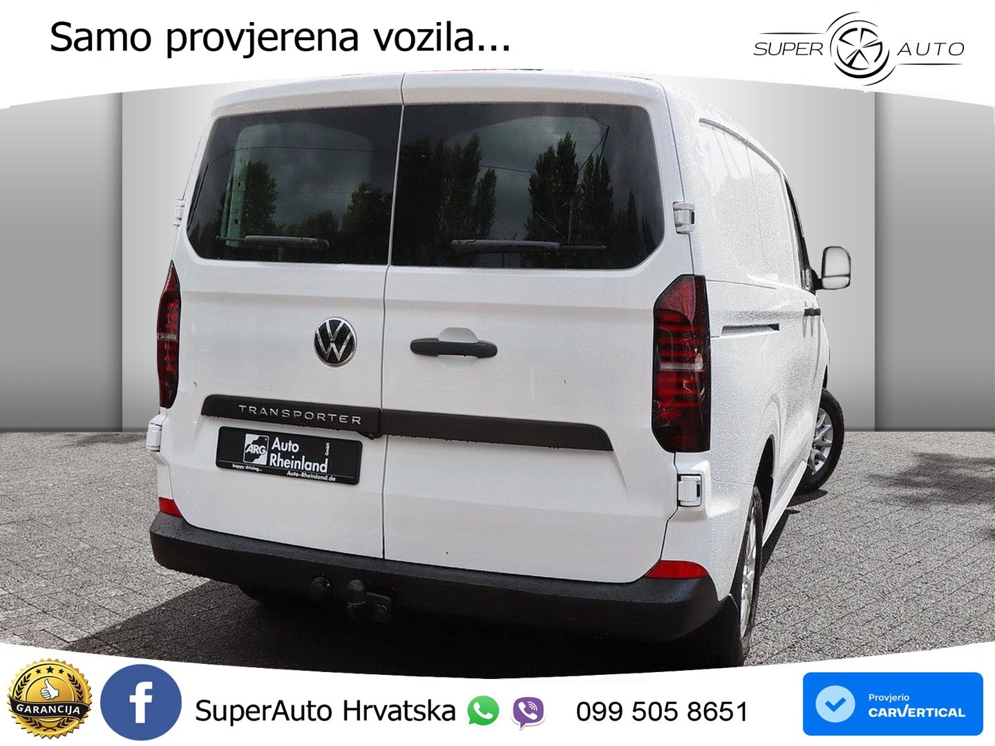 Volkswagen T7 Transporter Kasten KR 2.0 TDI ACC/AHK/KLIMA/P 110 KS