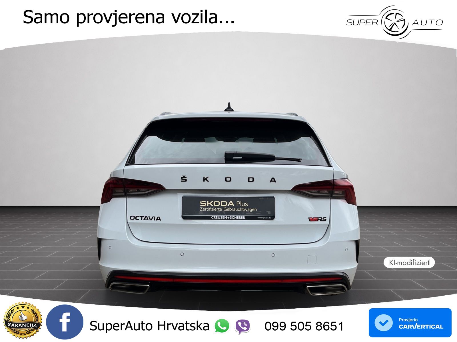 Škoda Octavia Combi RS 2.0 TDI (200 KS) DSG